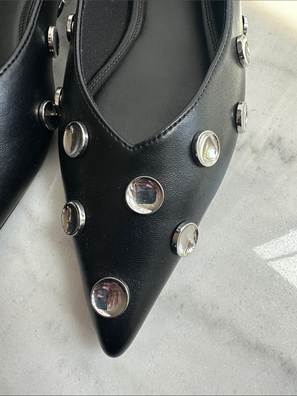 ASOS Rhinestone Studded Ballet Flats - Picture 3 of 4